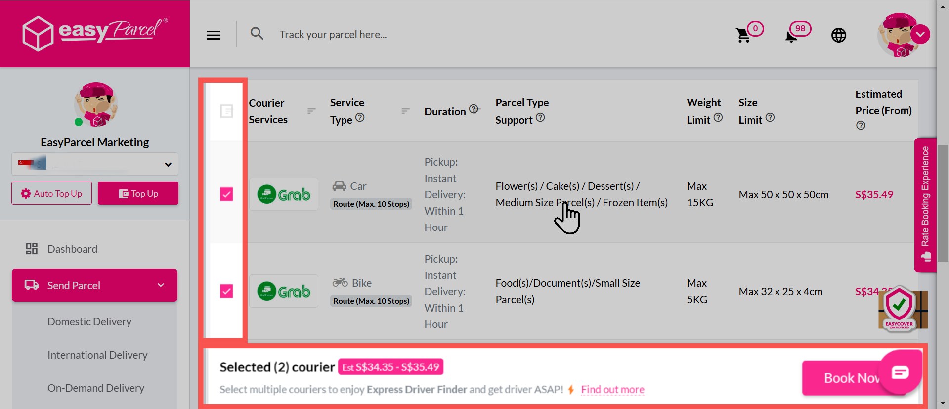 express-driver-finder