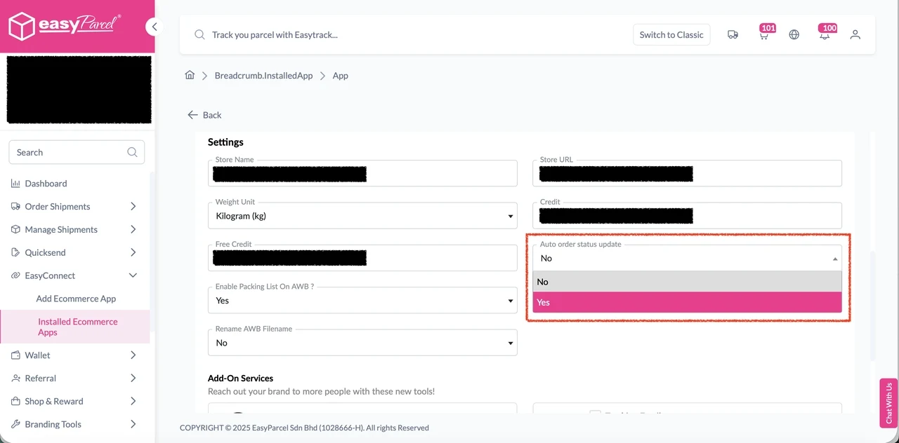 Woocommerce auto update order status and tracking info after fulfillment 3