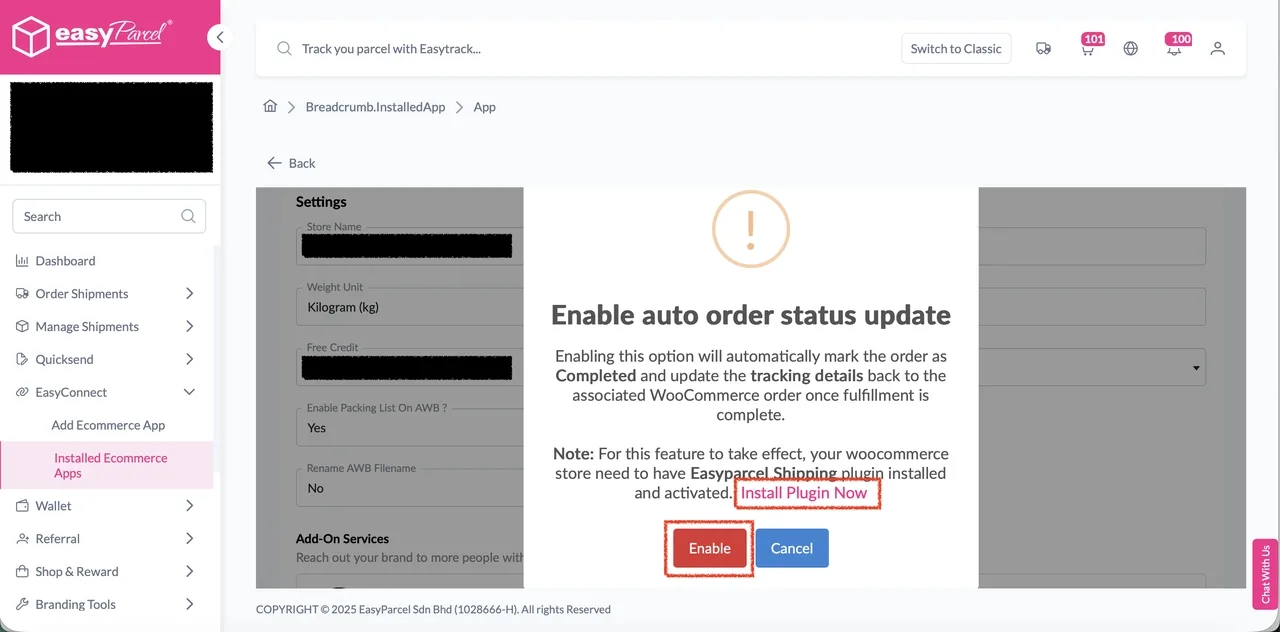 Woocommerce auto update order status and tracking info after fulfillment 4