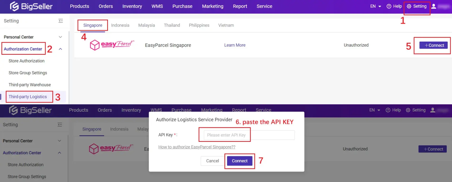 BigSeller x EasyParcel Seamless Integration