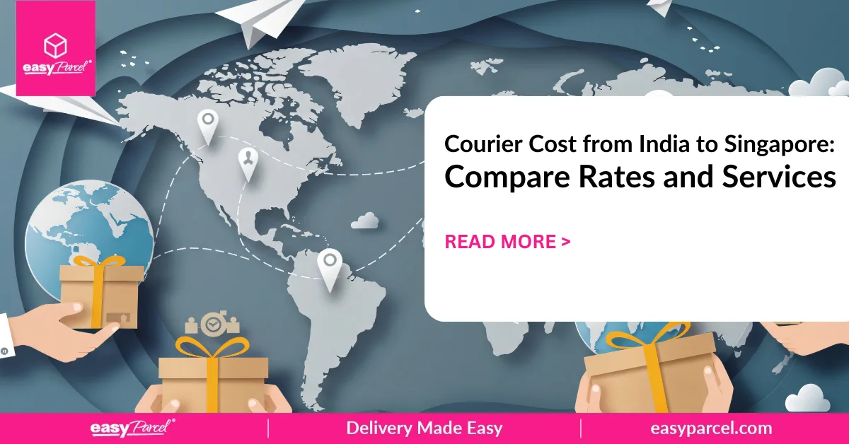 Courier Cost from India to Singapore