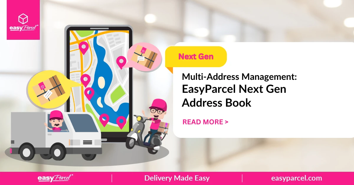 Multi-Address Management EasyParcel Next Gen Address Book