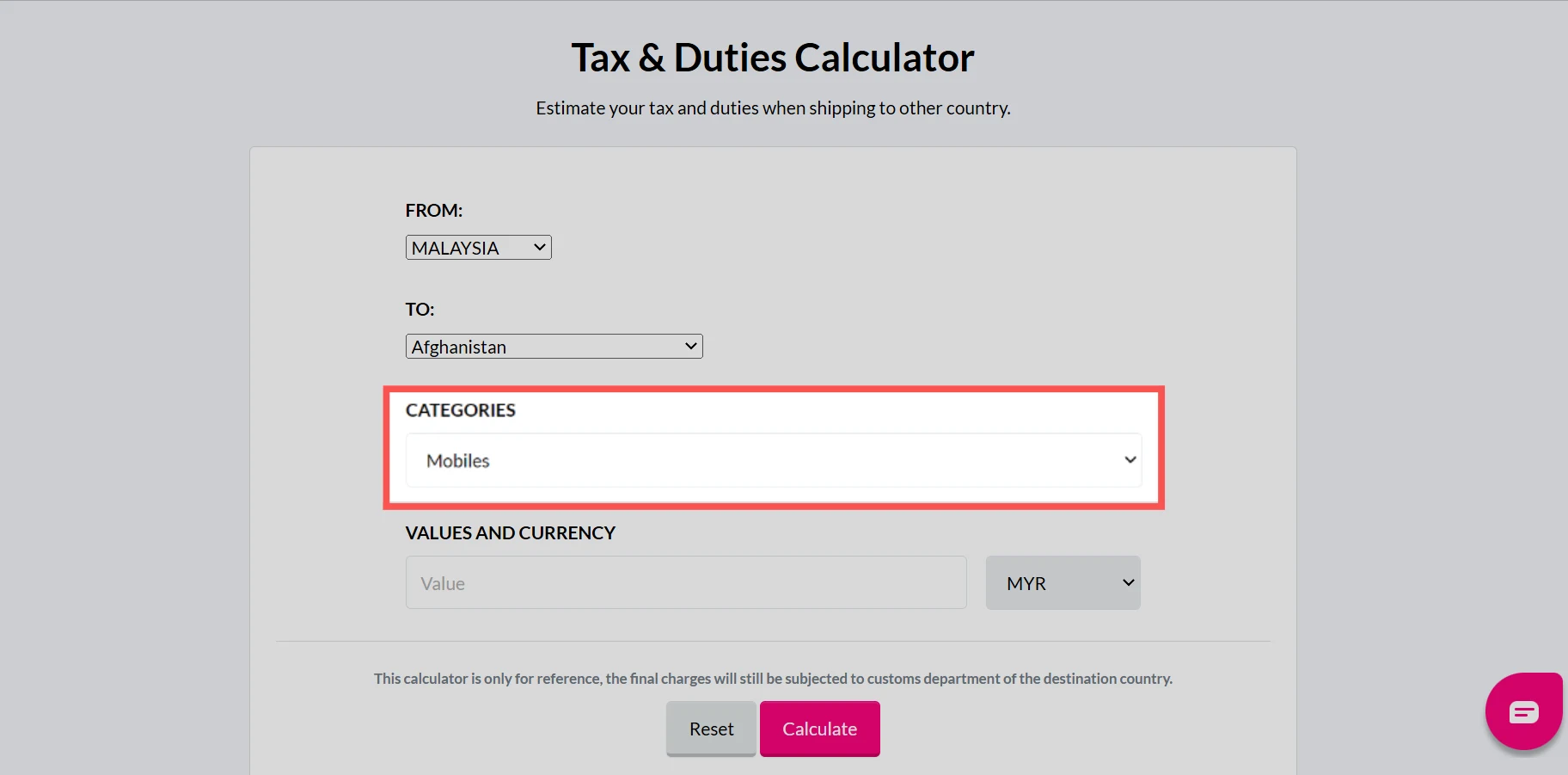 tax calculator step 3
