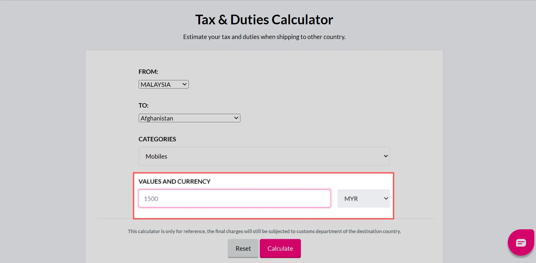 tax calculator step 4