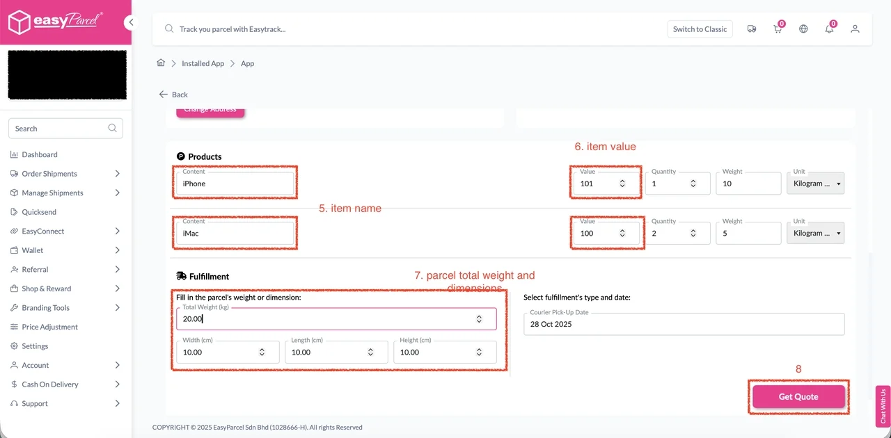 OpenCart - Single Fulfill 2