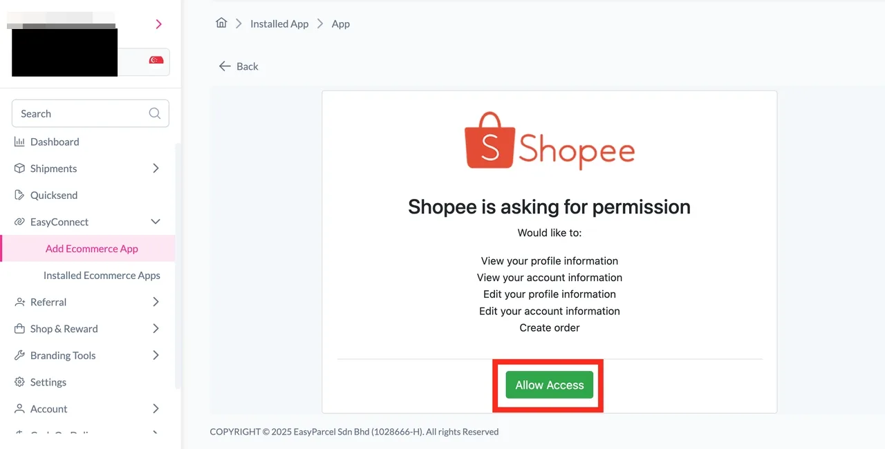 Shopee- integration 2