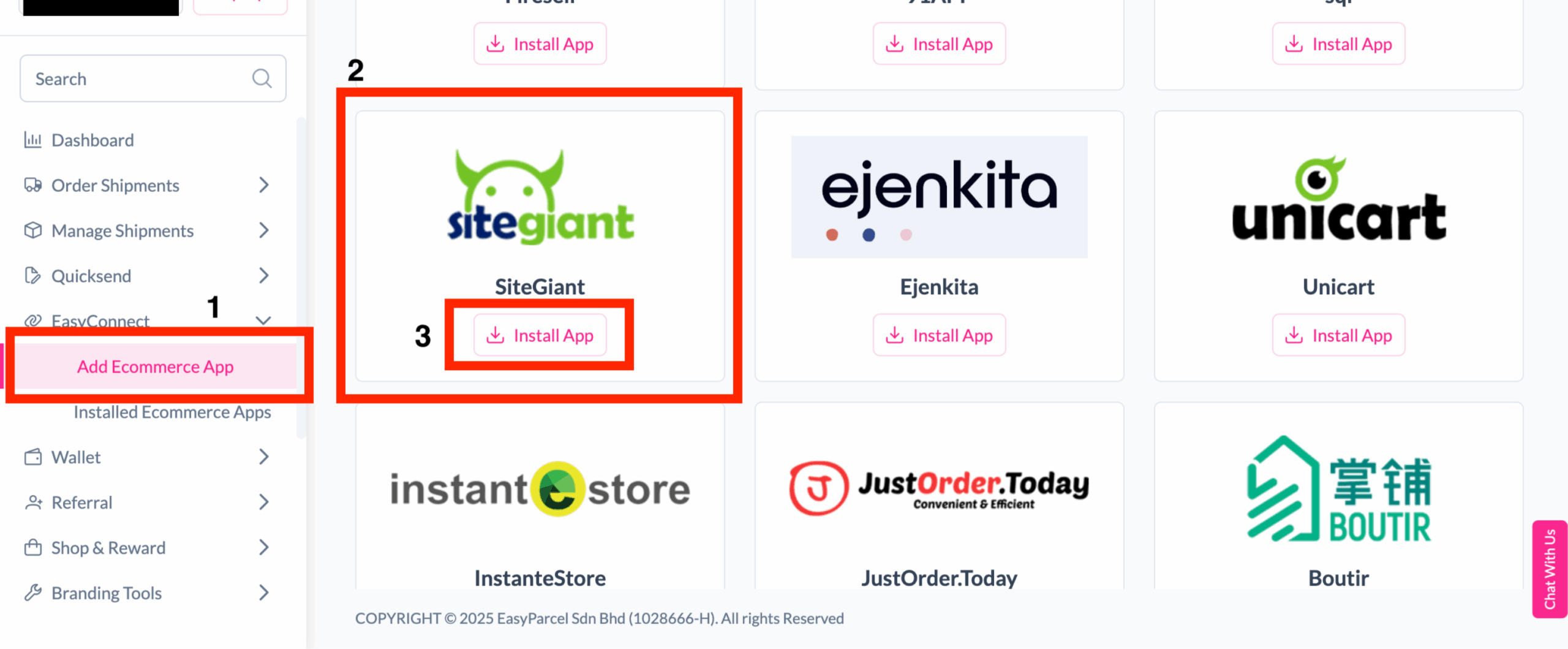 Install the SiteGiant App