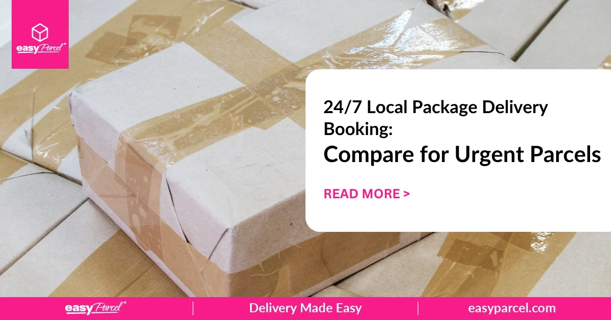 247 Local Package Delivery Booking Compare for Urgent Parcels