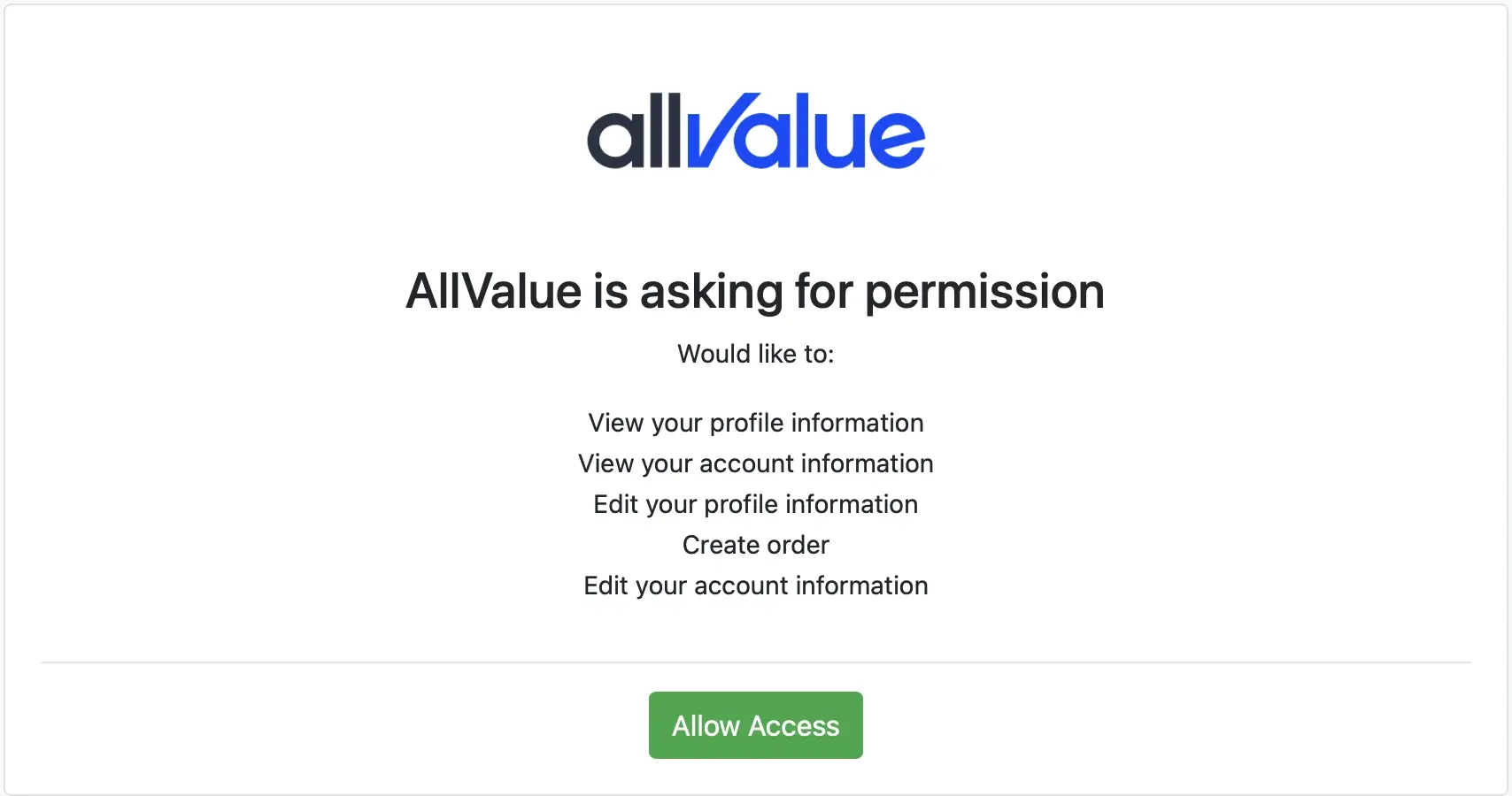 AllValue Integration 2