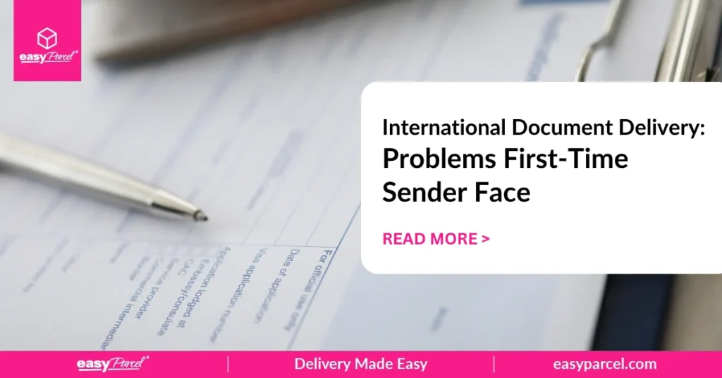 International Document Delivery Problems First-Time Sender Face