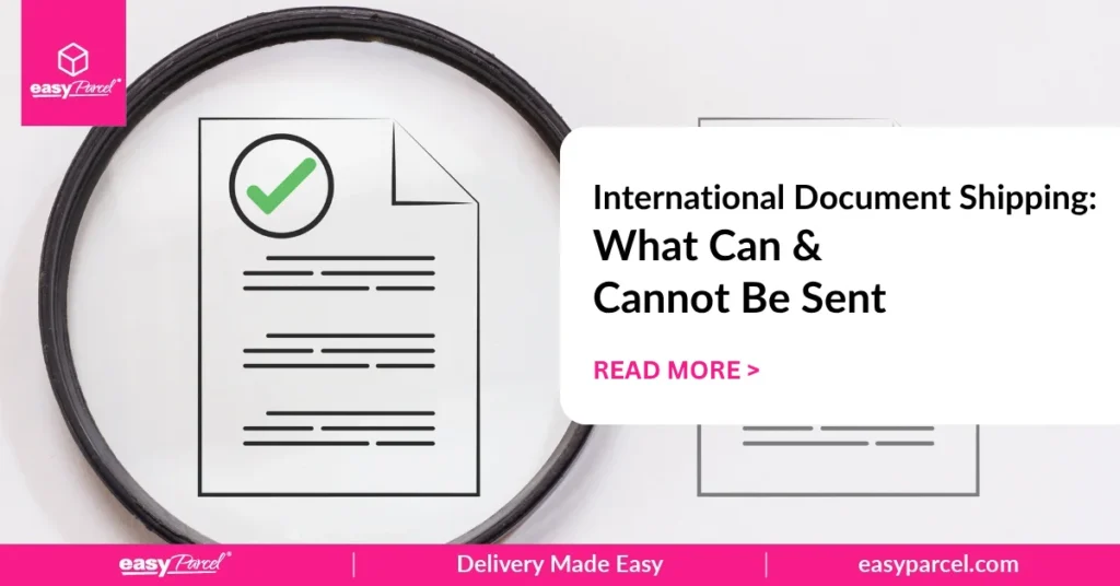 International Document Shipping What Can & Cannot Be Sent
