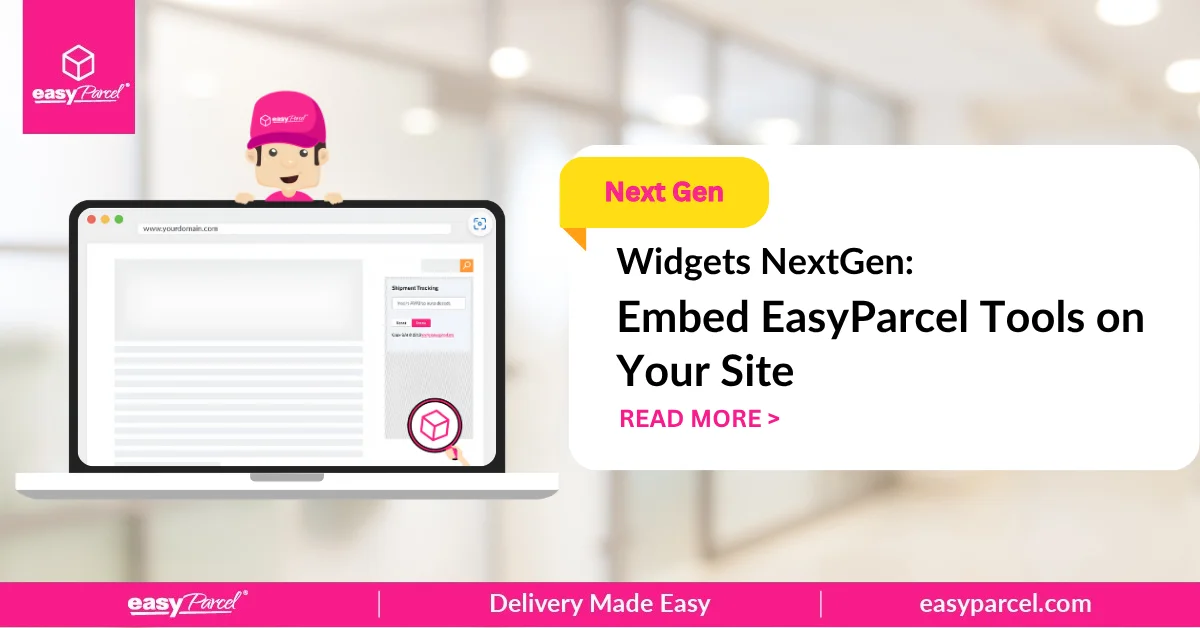 Widgets NextGen Embed EasyParcel Tools on Your Site