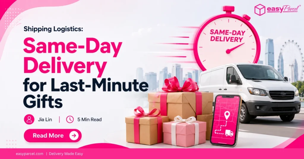 Shipping Logistics Same-Day Delivery for Last-Minute Gifts