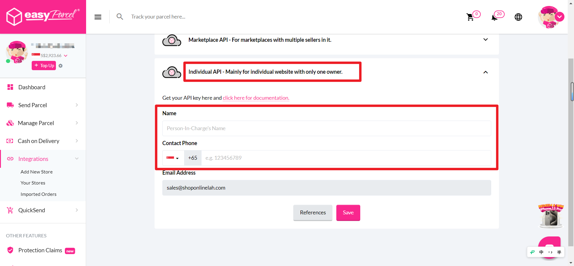 Step 2 screenshot