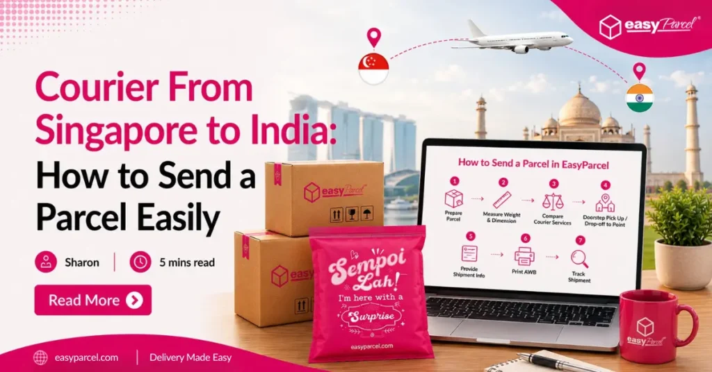 Courier From Singapore to India - How to Send a Parcel Easily