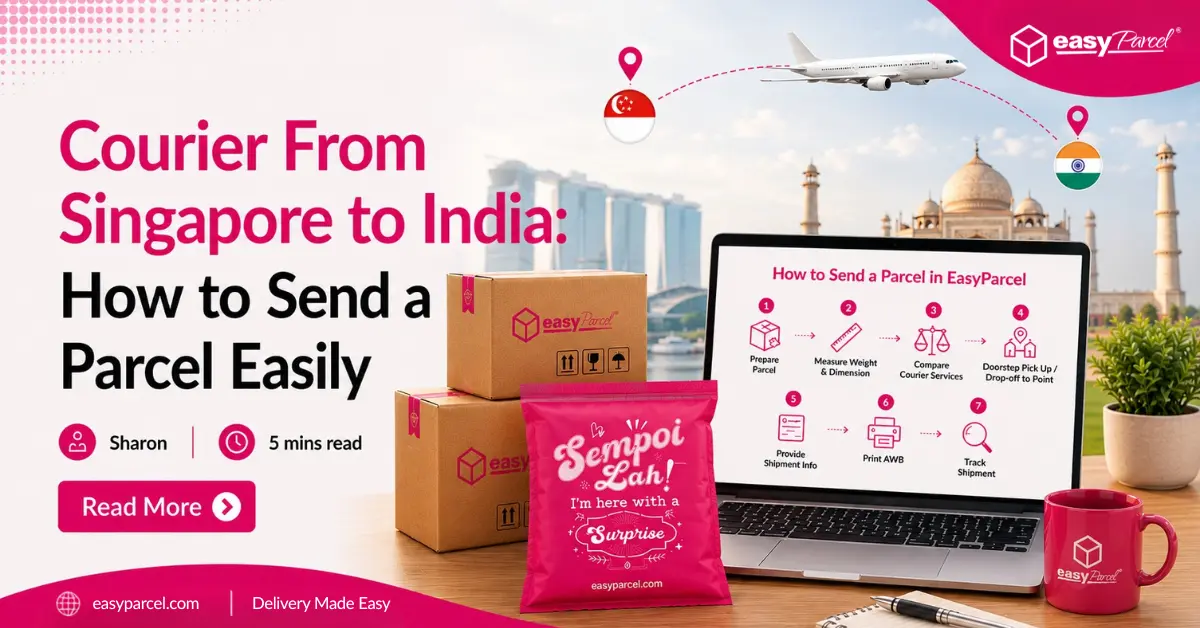 Courier From Singapore to India - How to Send a Parcel Easily