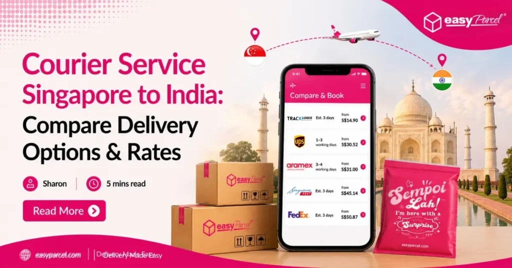 Courier Service Singapore to India Compare Delivery Options & Rates