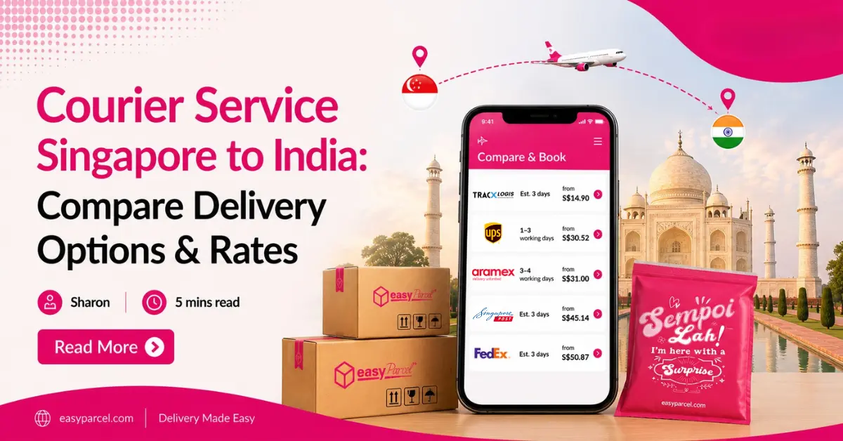 Courier Service Singapore to India Compare Delivery Options & Rates