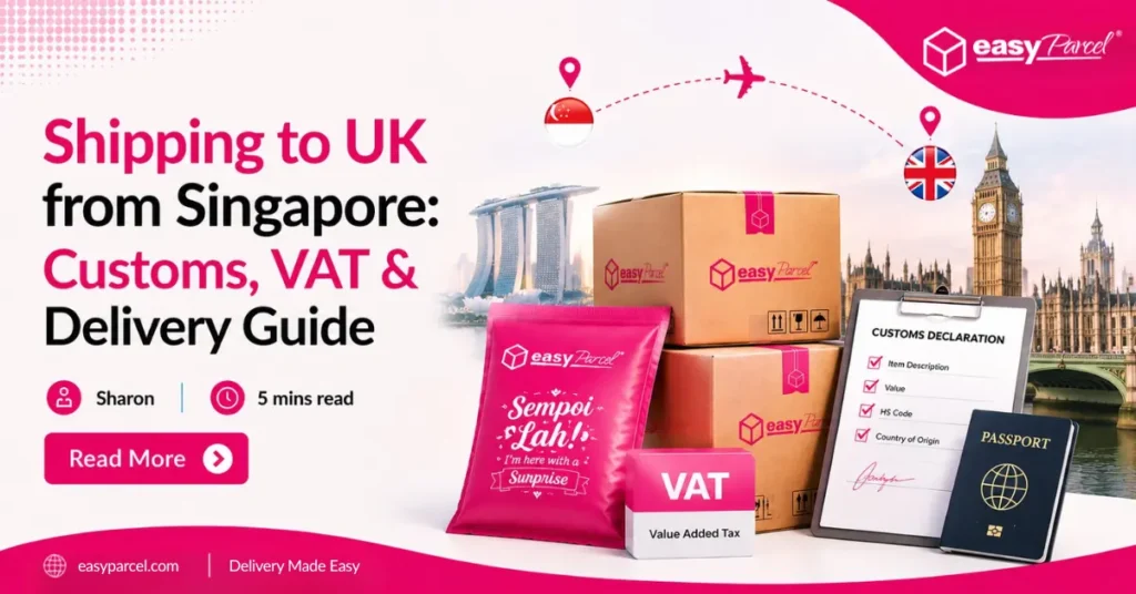 Shipping to UK from Singapore Customs, VAT & Delivery Guide