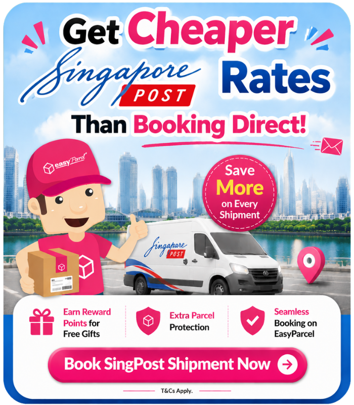 Get Cheaper SingPost Rates than booking direct