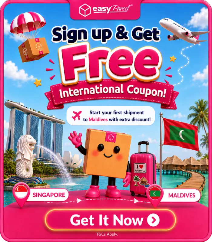 shipping from Singapore to Maldives