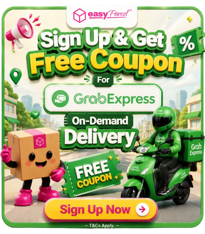 sign up and get free coupon for grab