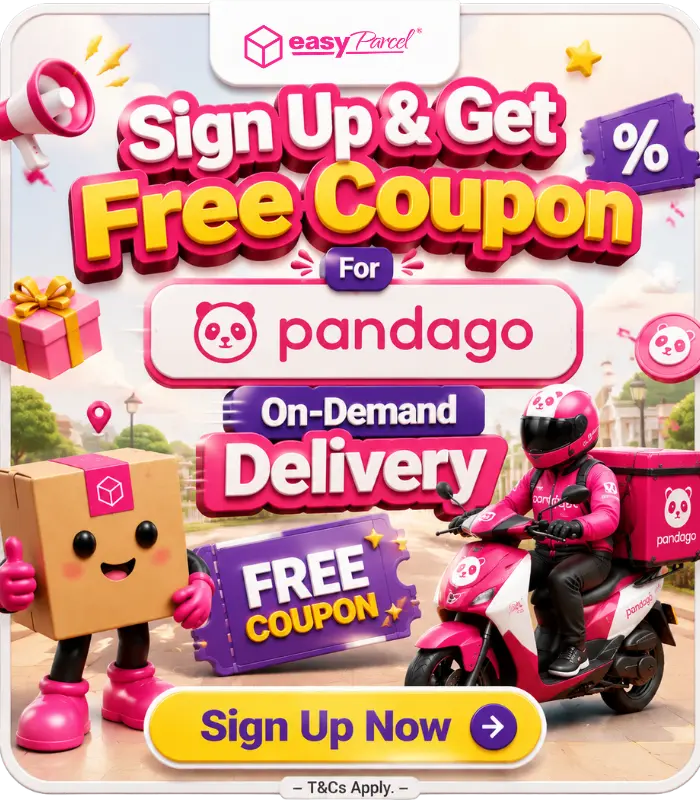 sign up and get free coupon for pandago